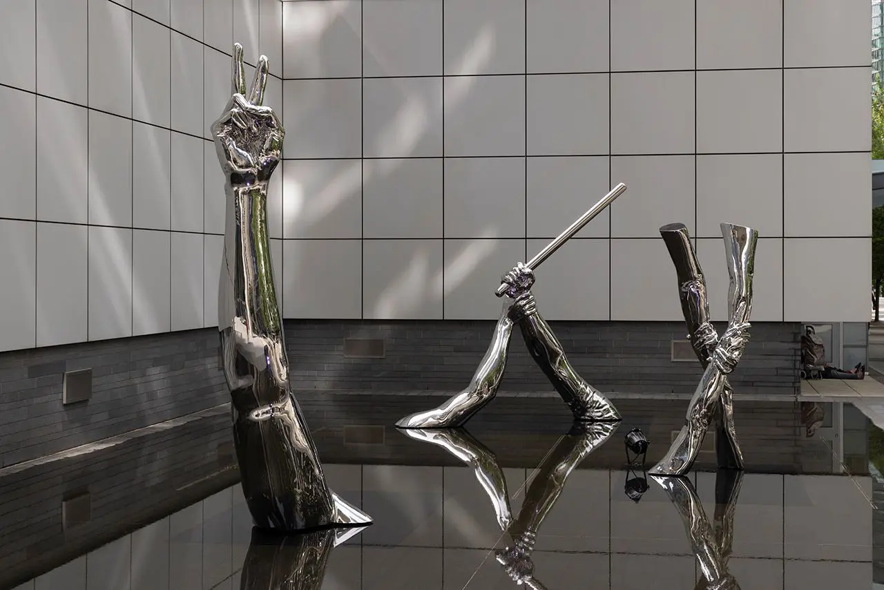 Installation view of Offsite: Hank Willis Thomas