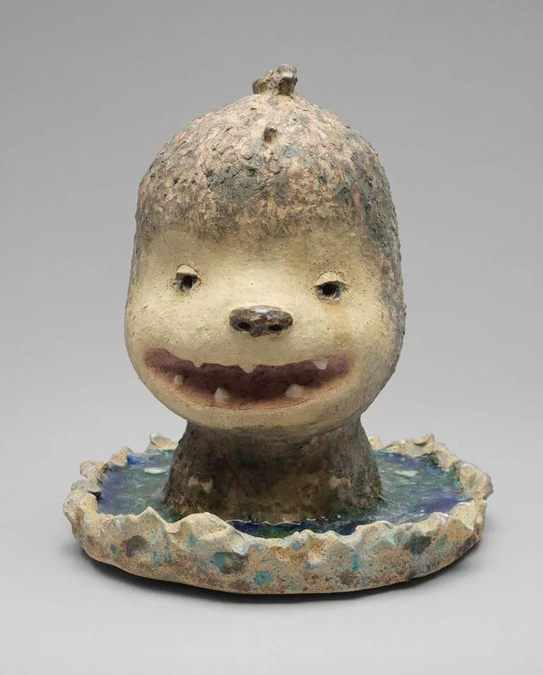 Otani Workshop, Tanilla that Emerged Out of Deer Lake, 2024, ceramic, Courtesy of the Artist, Kaikai Kiki and Perrotin, Photo: Vancouver Art Gallery, ©2025 Otani Workshop/Kaikai Kiki Co., Ltd. All Rights Reserved.