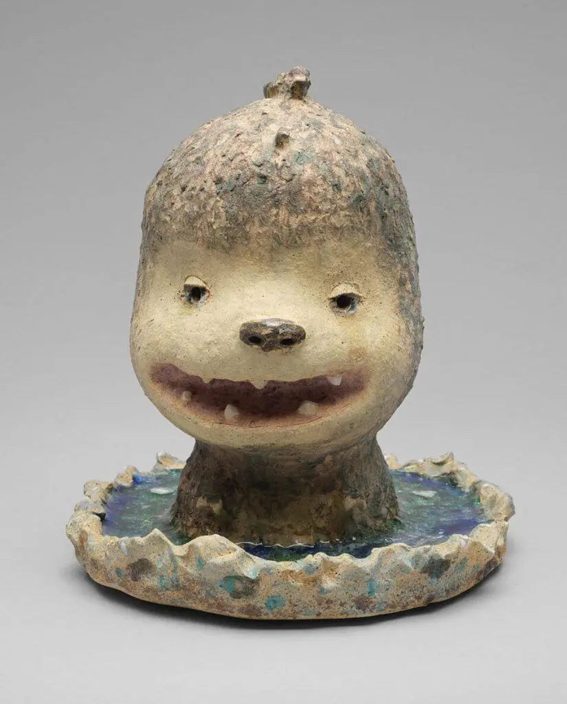 Otani Workshop, Tanilla that Emerged Out of Deer Lake, 2024, ceramic, Courtesy of the Artist, Kaikai Kiki and Perrotin, Photo: Vancouver Art Gallery, ©2025 Otani Workshop/Kaikai Kiki Co., Ltd. All Rights Reserved.