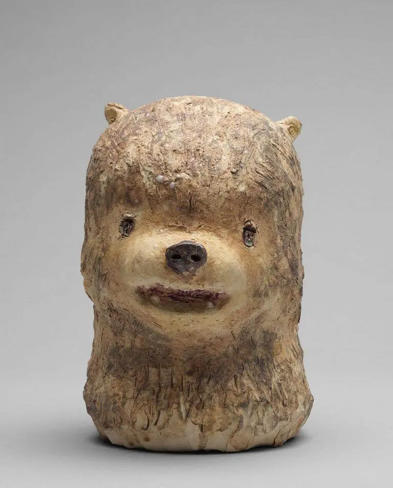 Otani Workshop, Bear, 2024, ceramic, Courtesy of the Artist, Kaikai Kiki and Perrotin, Photo: Vancouver Art Gallery, ©2025 Otani Workshop/Kaikai Kiki Co., Ltd. All Rights Reserved.